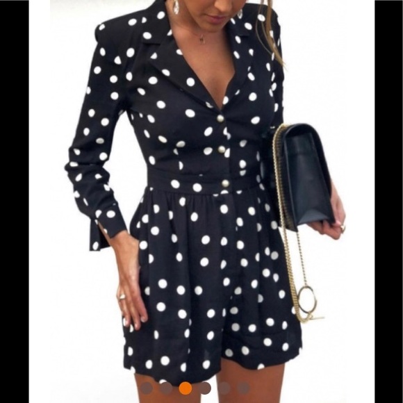 thefancyfix Pants - ✨Final✨Polka Dot Romper | Beach Day | Size M, XL, XXL